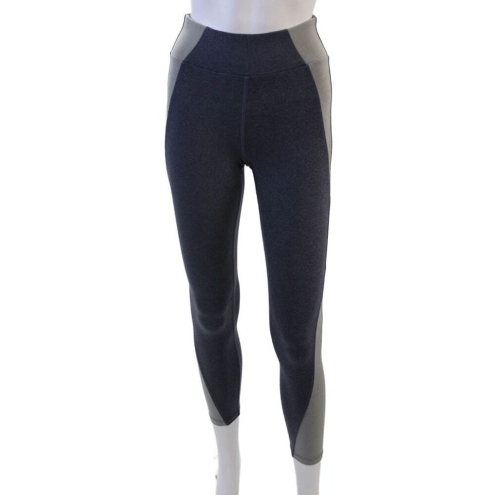 Heroine Sport Womens Ankle Jeggings Dark Blue Supplex Lycra Zip Size S